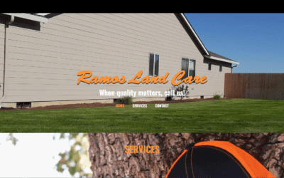 Ramos Landcare Website: Cultivating Excellence in Landscape Solutions