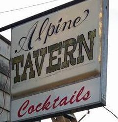 Alpine Tavern Logo: Symbolizing Taste, Community, and Mountain Spirit