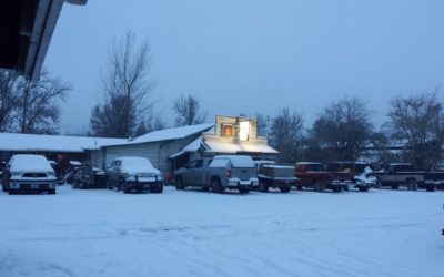 Alpine Tavern in Snow: Embracing Winter's Enchanting Blanket